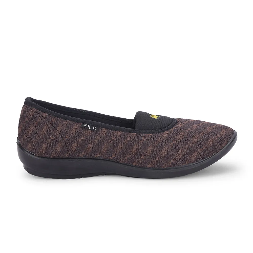 A-HA By Liberty ELENA-214 Women Casual Brown Ballerina Shoes