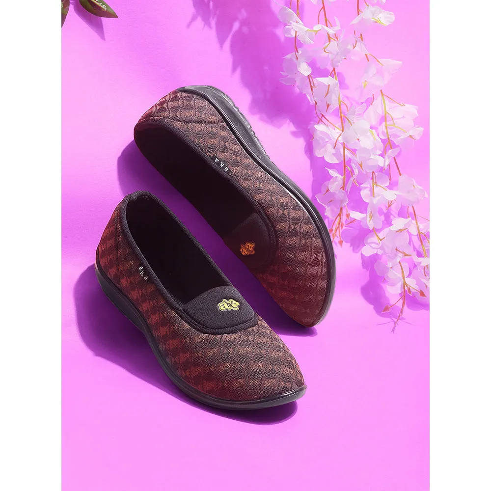 A-HA By Liberty ELENA-214 Women Casual Brown Ballerina Shoes