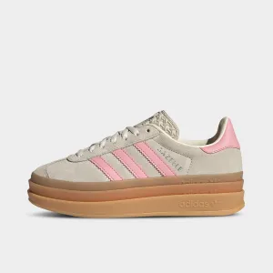 adidas Juniors' Gazelle Bold Grey / Alumina - Semi Pink Spark