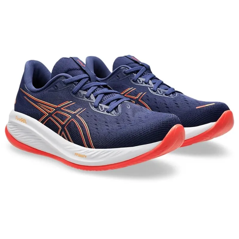 ASICS MEN'S GEL CUMULUS 26 INDIGO/REEF RUNNING SHOES