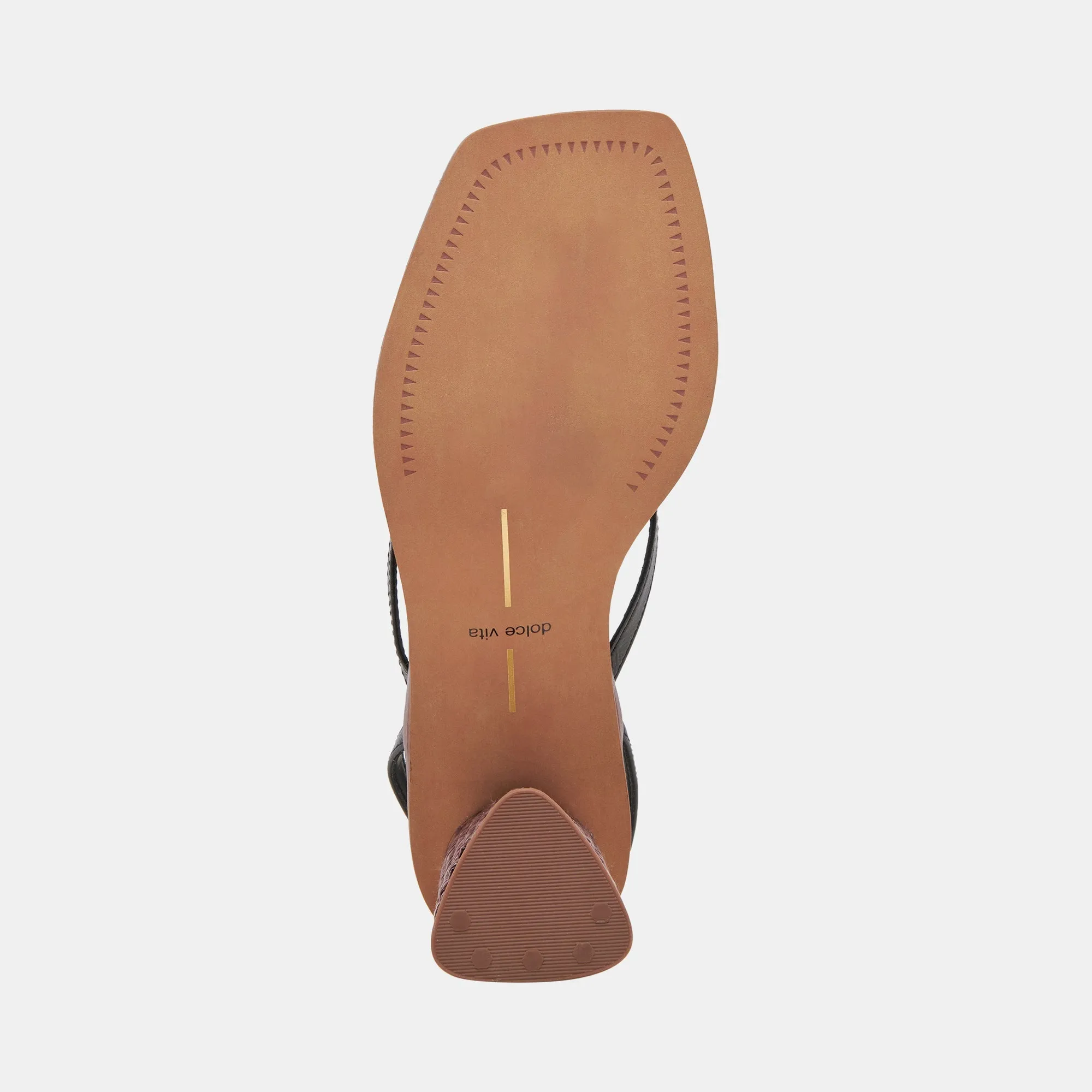 BANITA WIDE SANDALS BLACK LEATHER - re:vita