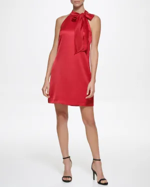 Bow-Neck Dress