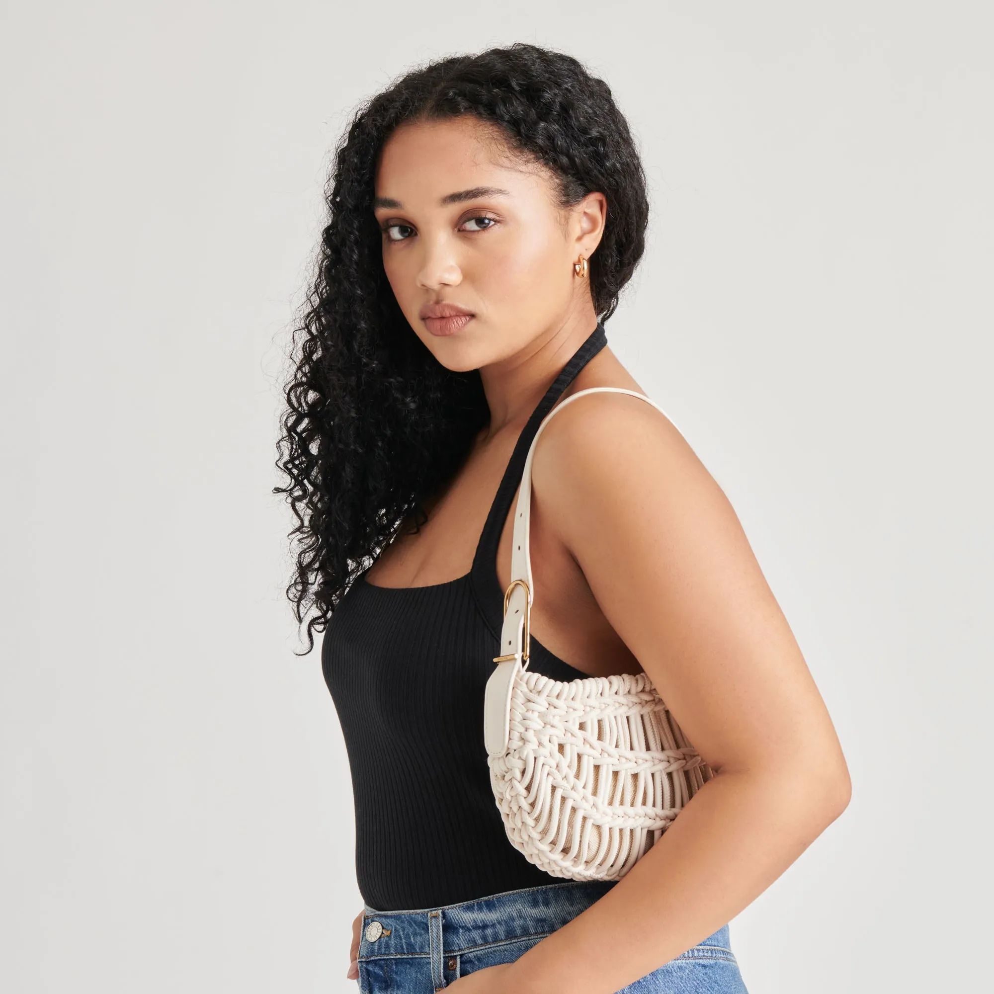 CANNES SHOULDER BAG IVORY STELLA