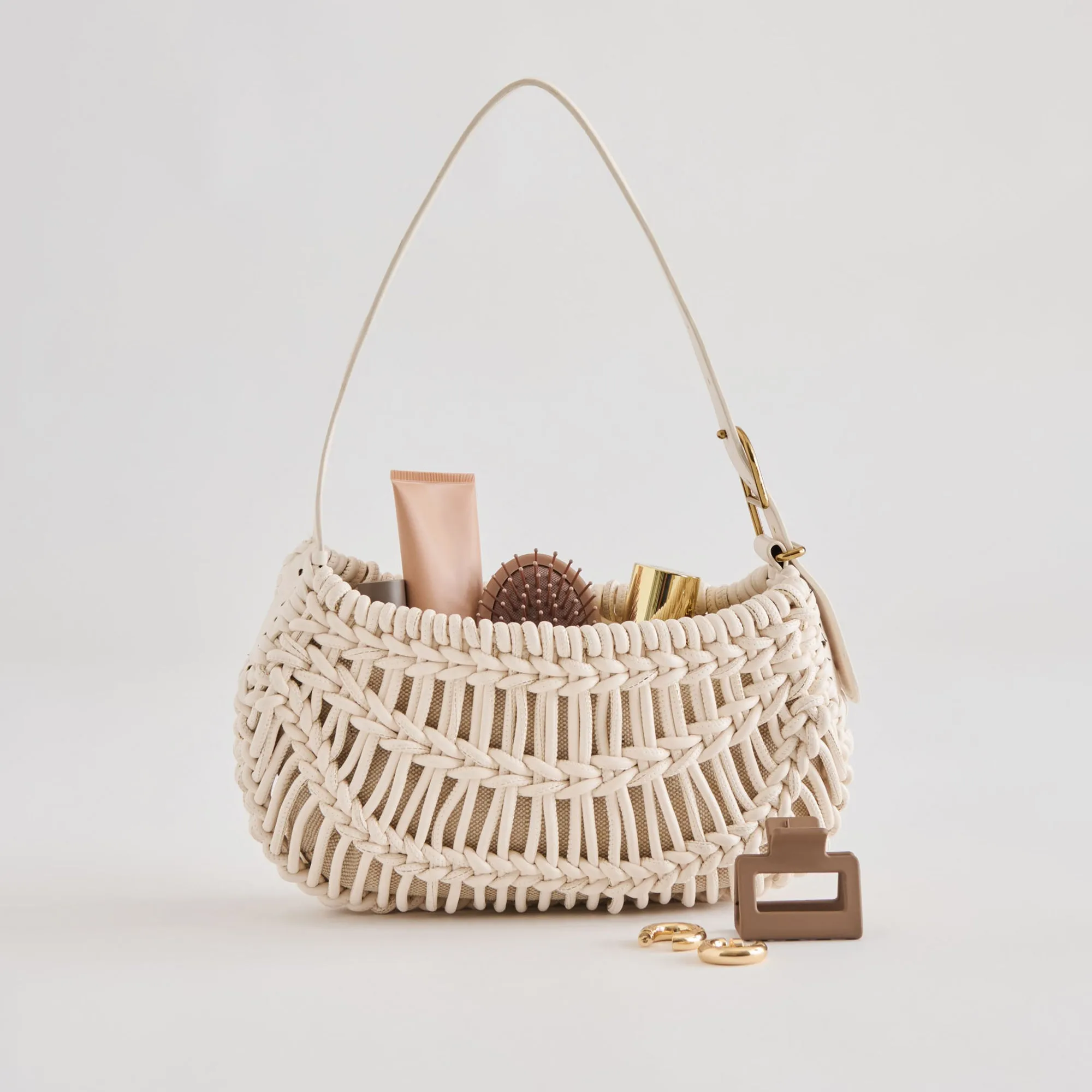 CANNES SHOULDER BAG IVORY STELLA