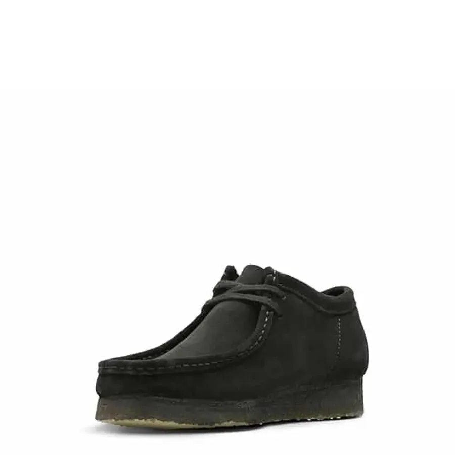 Clarks Originals Wallabee Shoes Black Suede