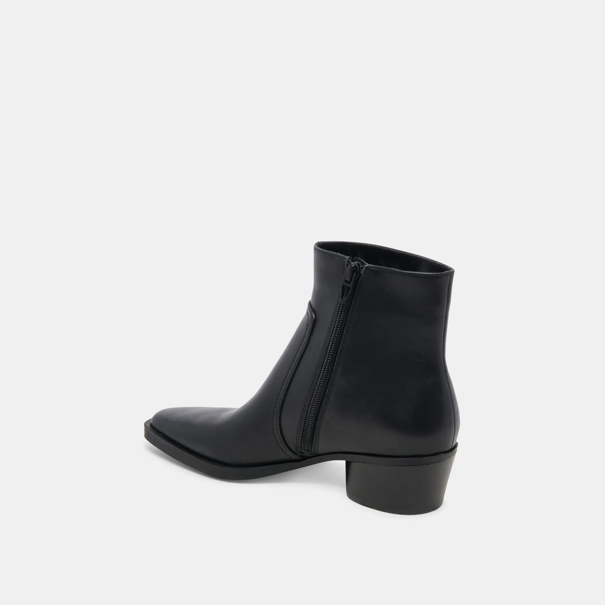 FAHARI H2O BOOTIES BLACK LEATHER