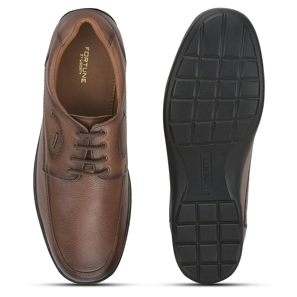 Fortune (Tan) Formal Lace Up Shoes For Men UVL-96 By Liberty