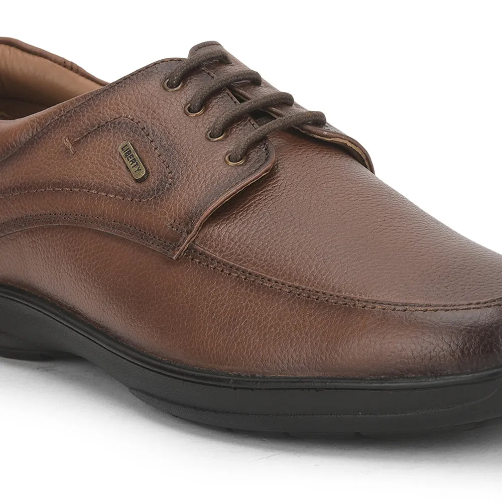 Fortune (Tan) Formal Lace Up Shoes For Men UVL-96 By Liberty