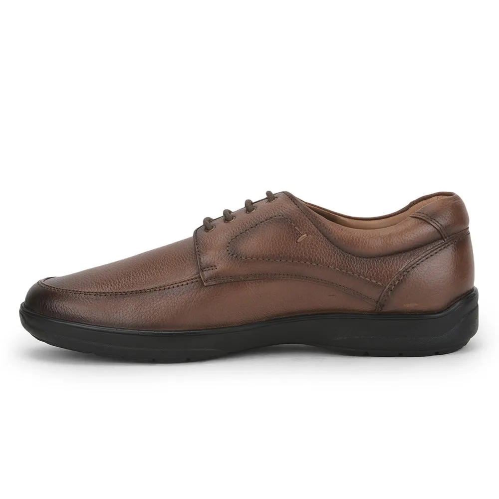 Fortune (Tan) Formal Lace Up Shoes For Men UVL-96 By Liberty