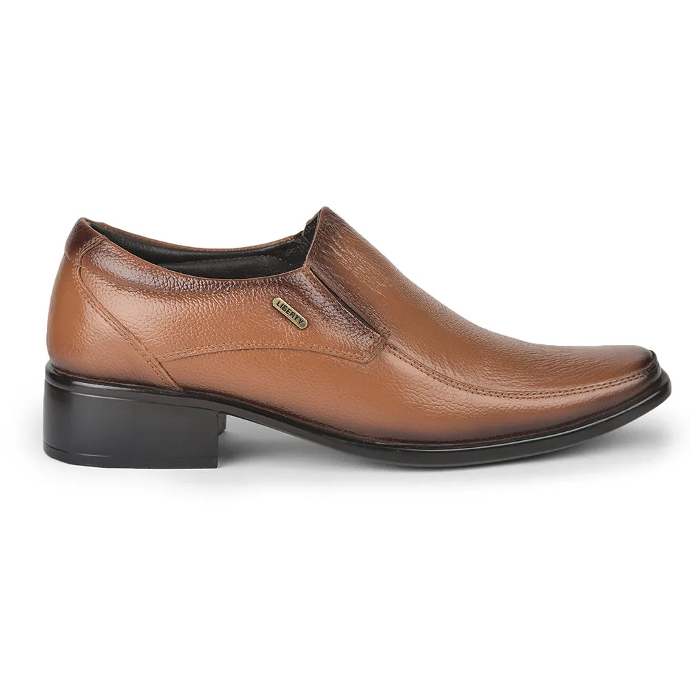Fortune (Tan) Formal Moccasin Shoes For Men AGK-309 By Liberty