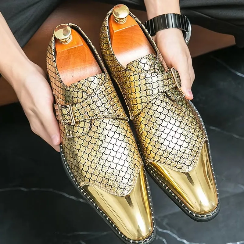 Golden Shoes For Men