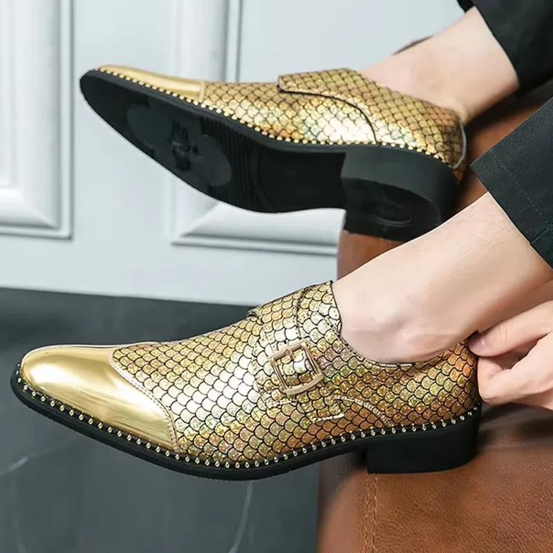 Golden Shoes For Men