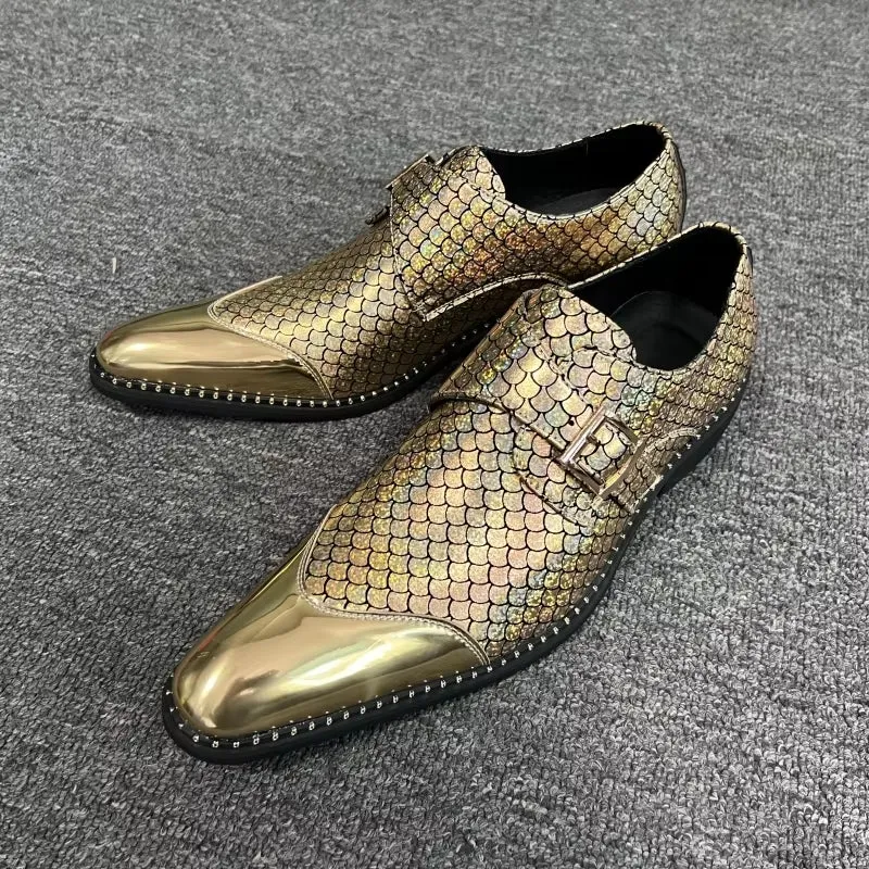 Golden Shoes For Men