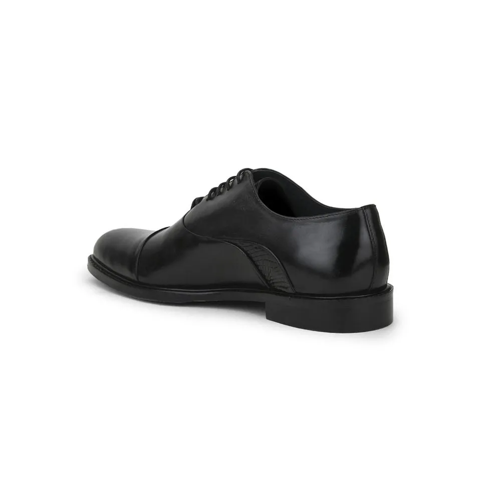 Healers Formal Lacing Classice Oxford Shoes For Men (Black) JOHN By Liberty