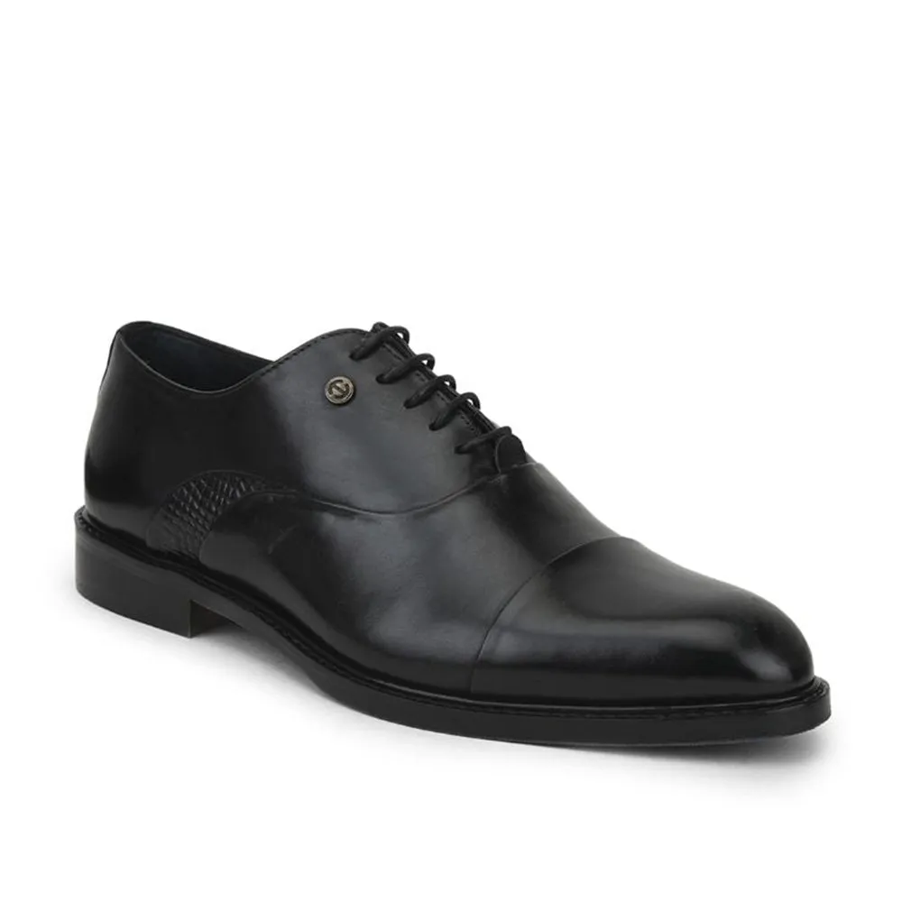 Healers Formal Lacing Classice Oxford Shoes For Men (Black) JOHN By Liberty