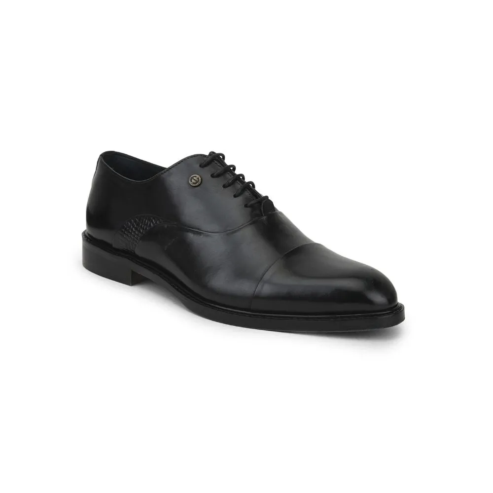 Healers Formal Lacing Classice Oxford Shoes For Men (Black) JOHN By Liberty