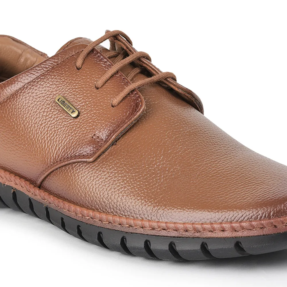 Healers Tan Formal Lace Up Shoes For Men BRL-10 By Liberty