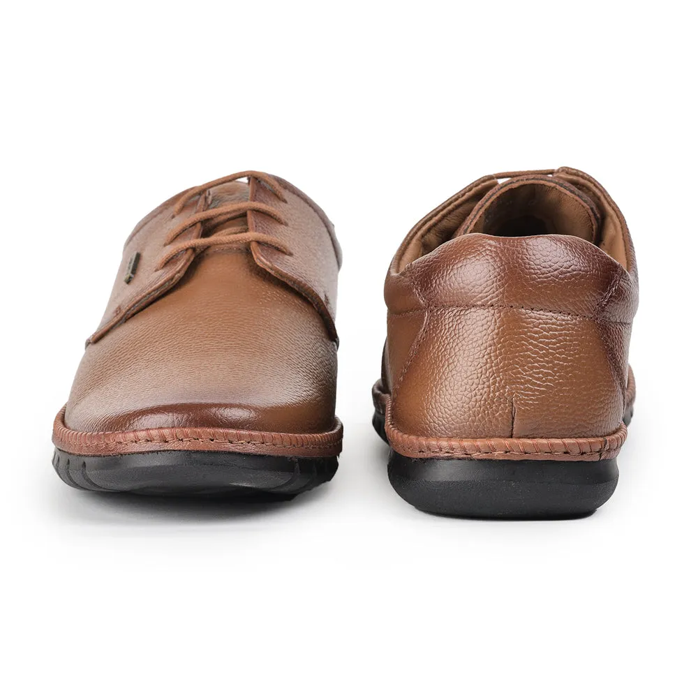 Healers Tan Formal Lace Up Shoes For Men BRL-10 By Liberty