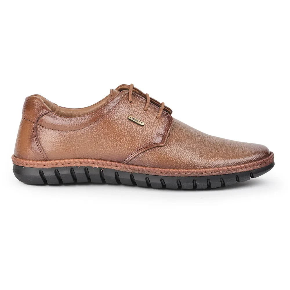 Healers Tan Formal Lace Up Shoes For Men BRL-10 By Liberty