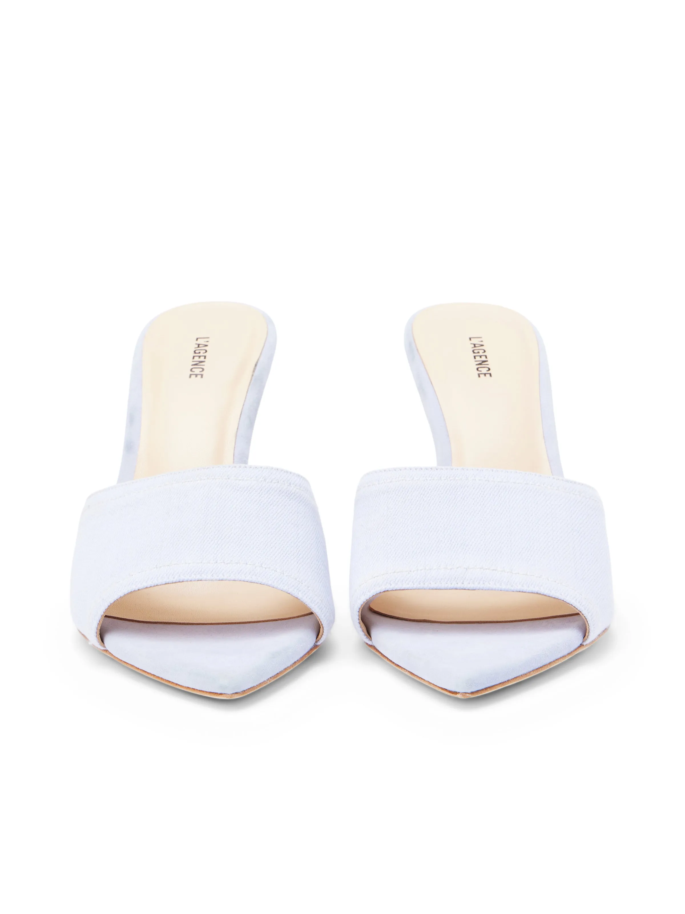 Lolita Denim Open-Toe Mule