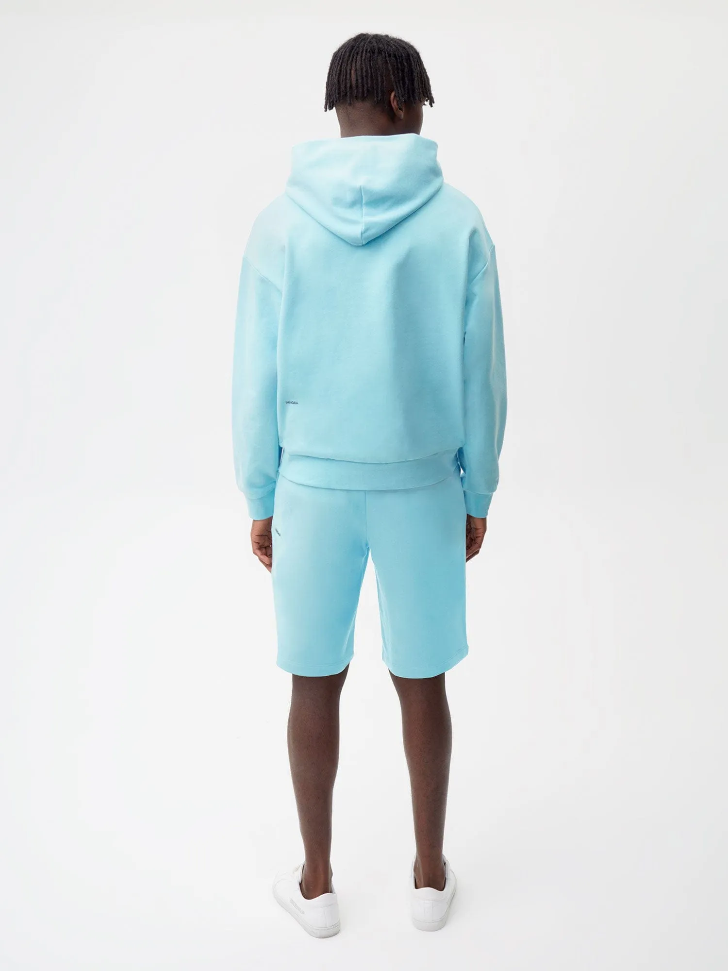 Mens 365 Midweight Long Shorts—celestial blue