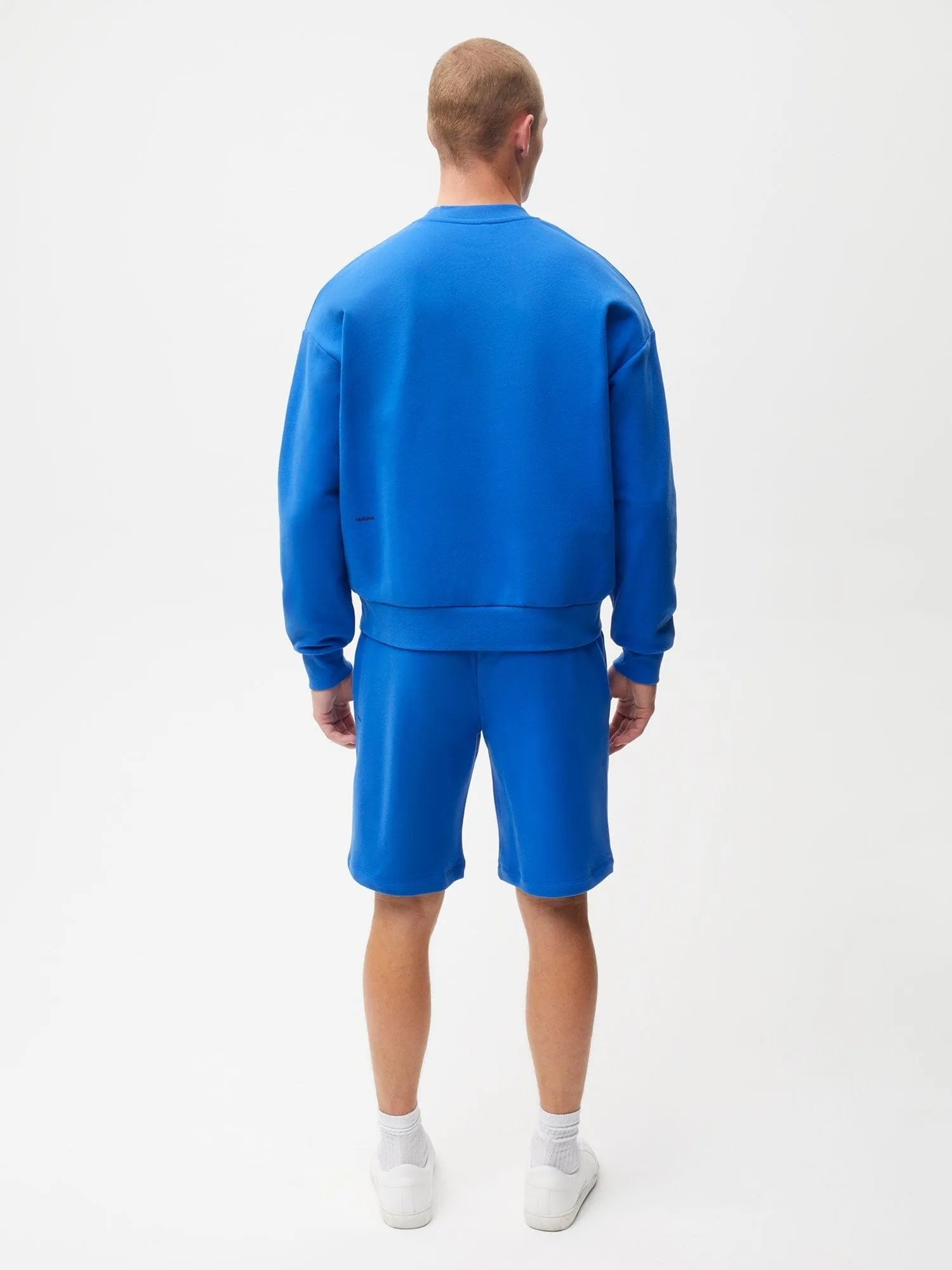 Mens 365 Midweight Long Shorts—cobalt blue