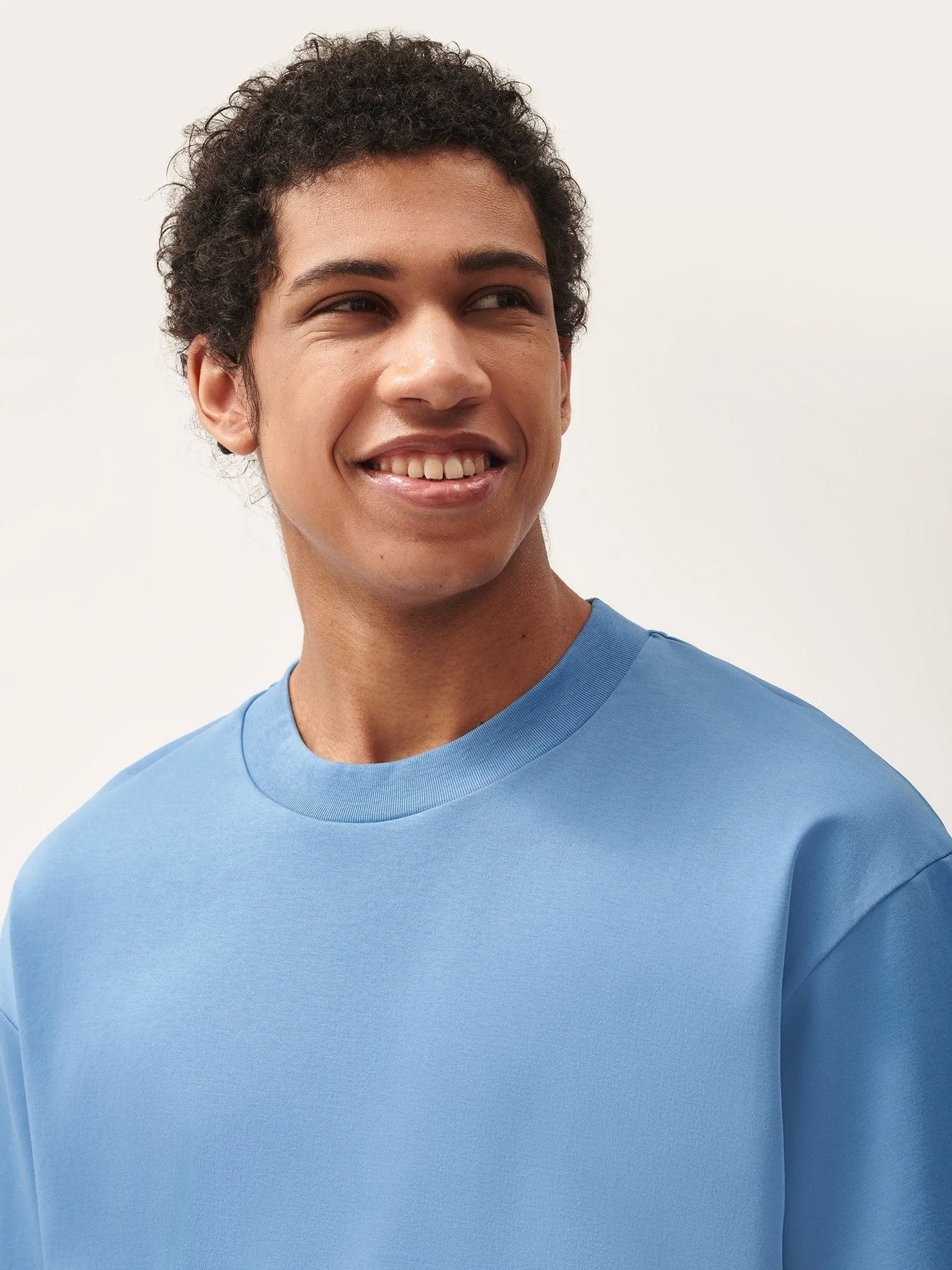 Mens DNA Oversized T-Shirt—summit blue