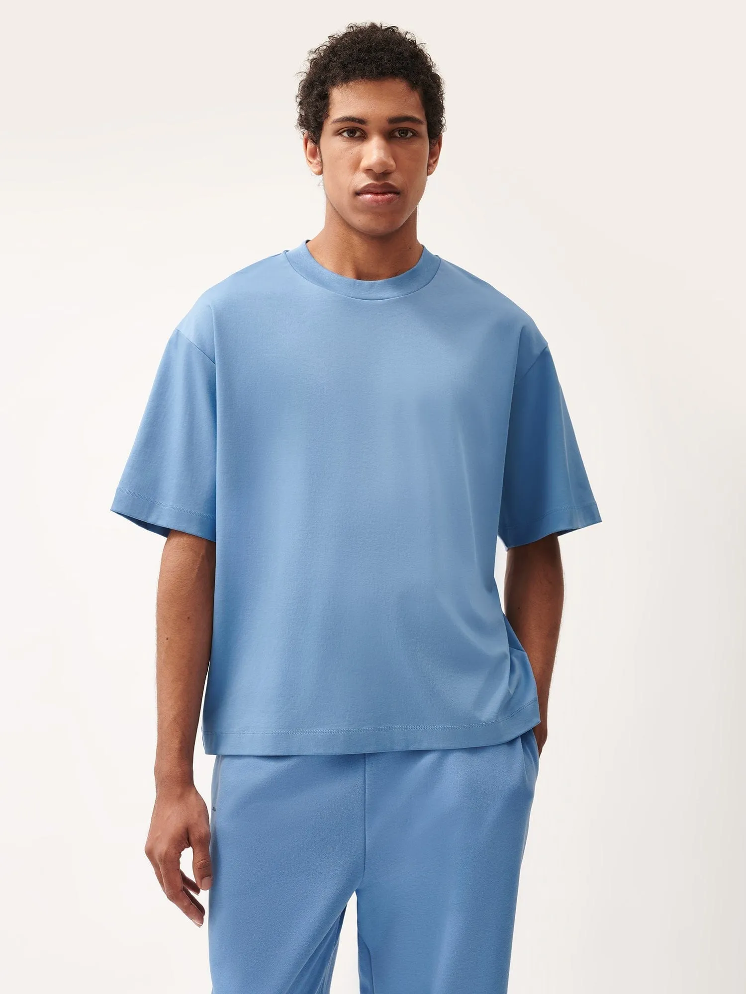 Mens DNA Oversized T-Shirt—summit blue