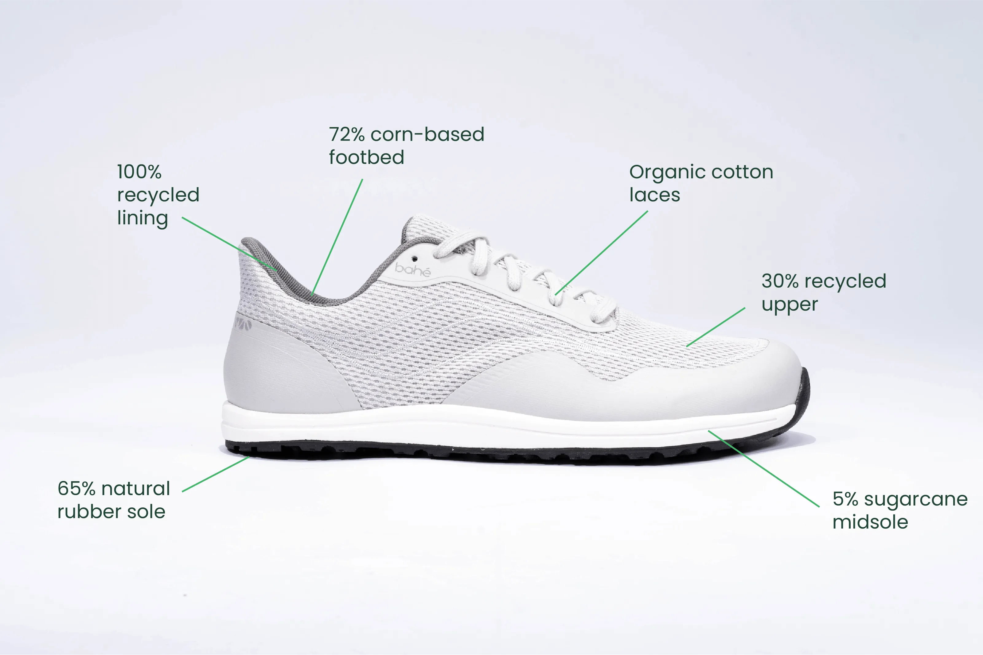 Men's Revive Grounding Barefoot Vegan Sneakers | Lunar Grey