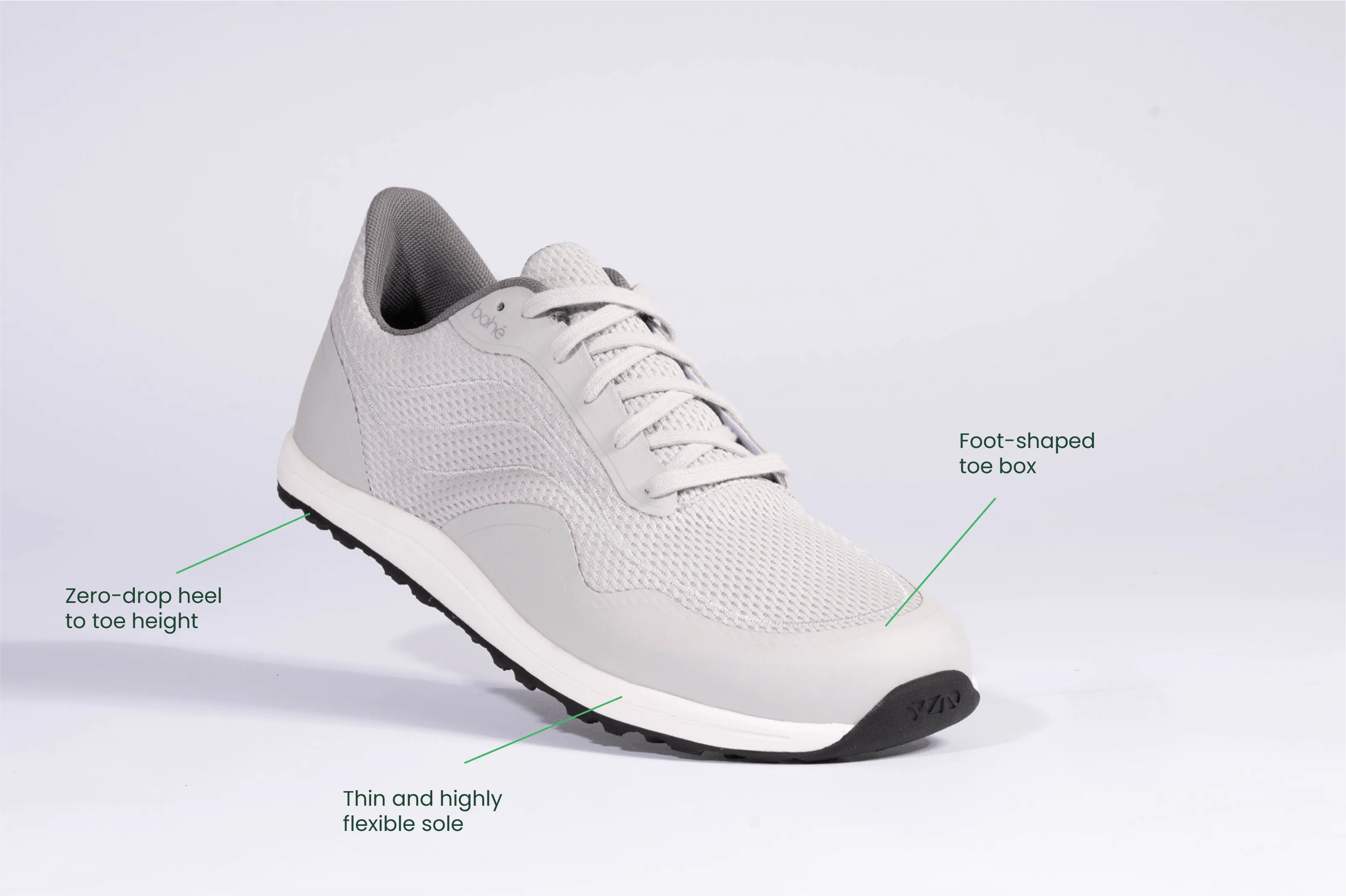 Men's Revive Grounding Barefoot Vegan Sneakers | Lunar Grey