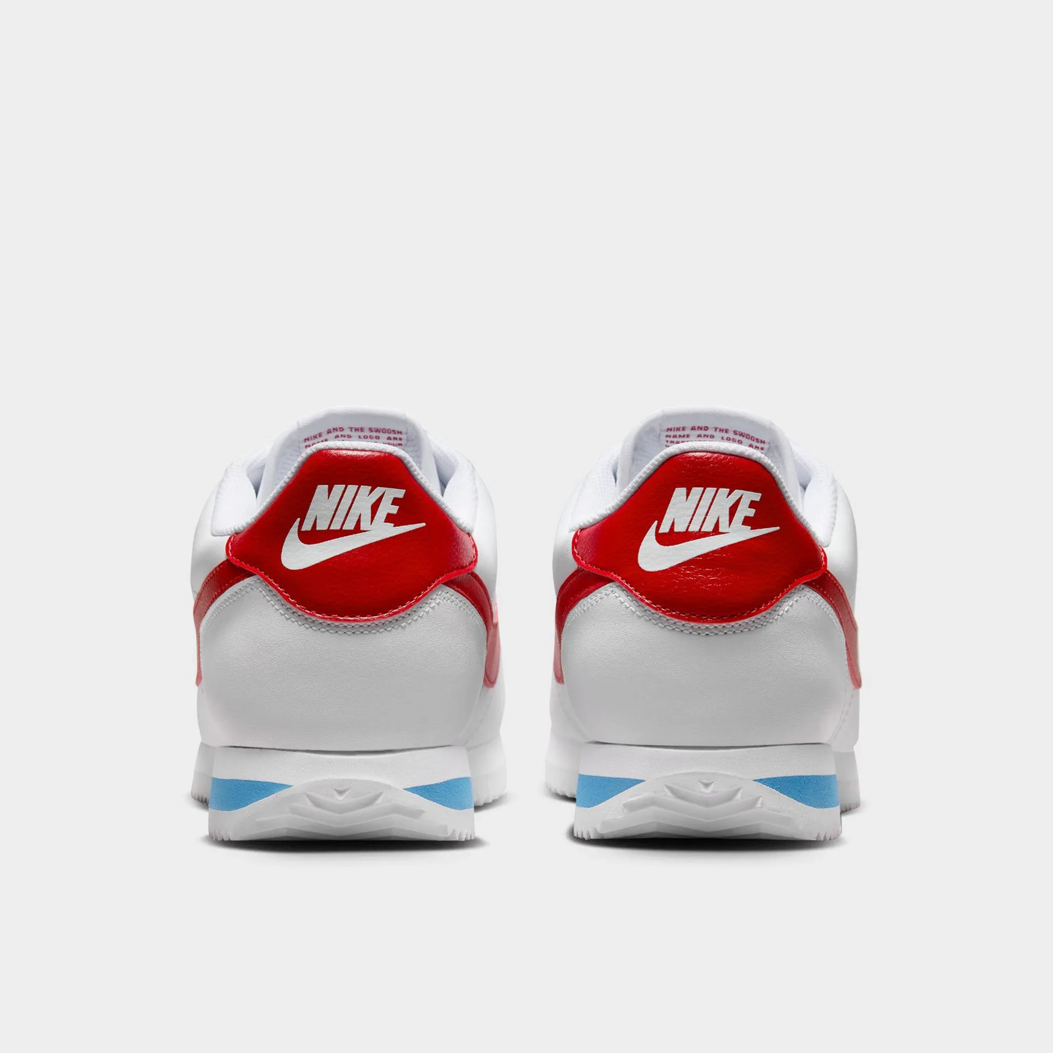 Nike Cortez White / Varsity Red - Varsity Blue