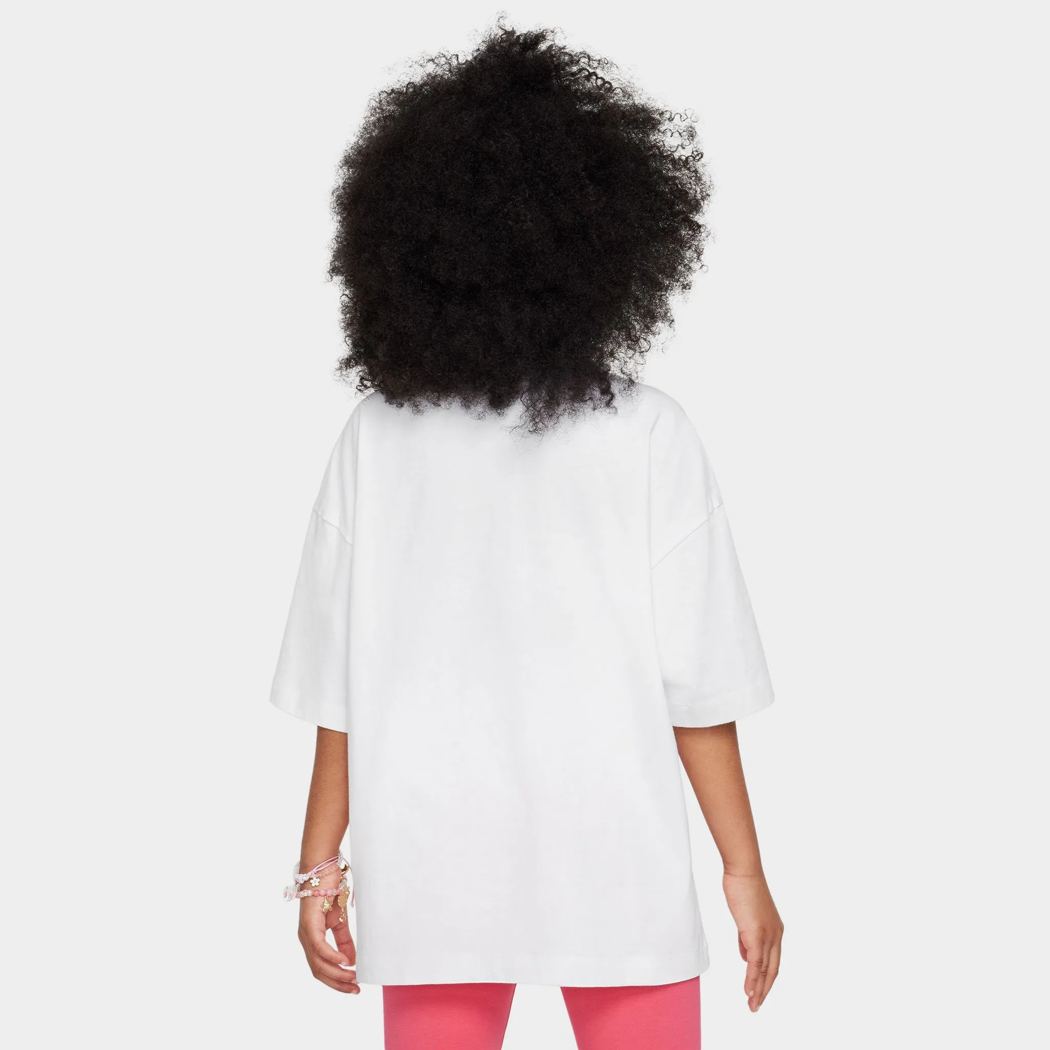 Nike Sportswear Junior Girls' Heart Graphic T-Shirt / White