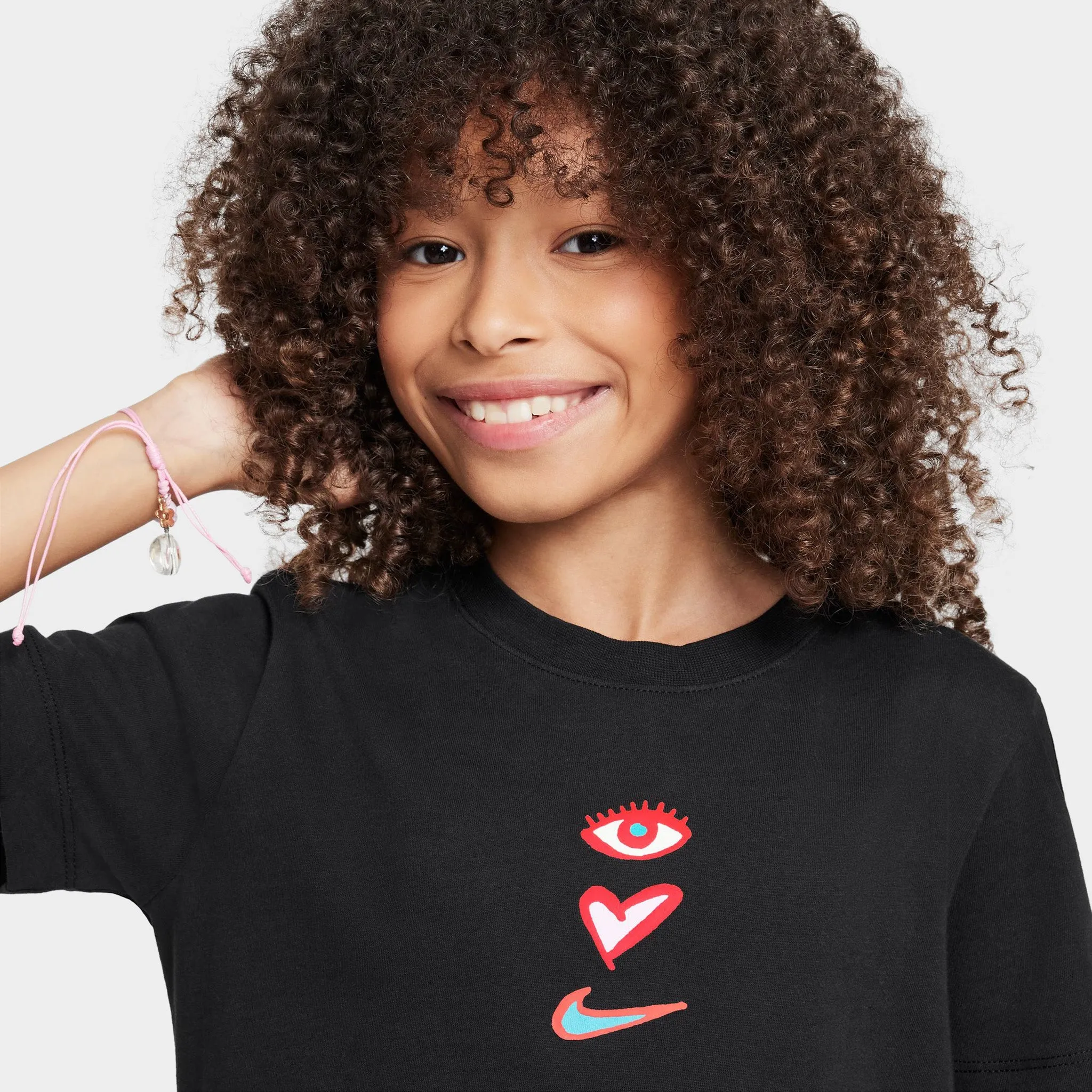 Nike Sportswear Juniors' Be Mine T-Shirt / Black