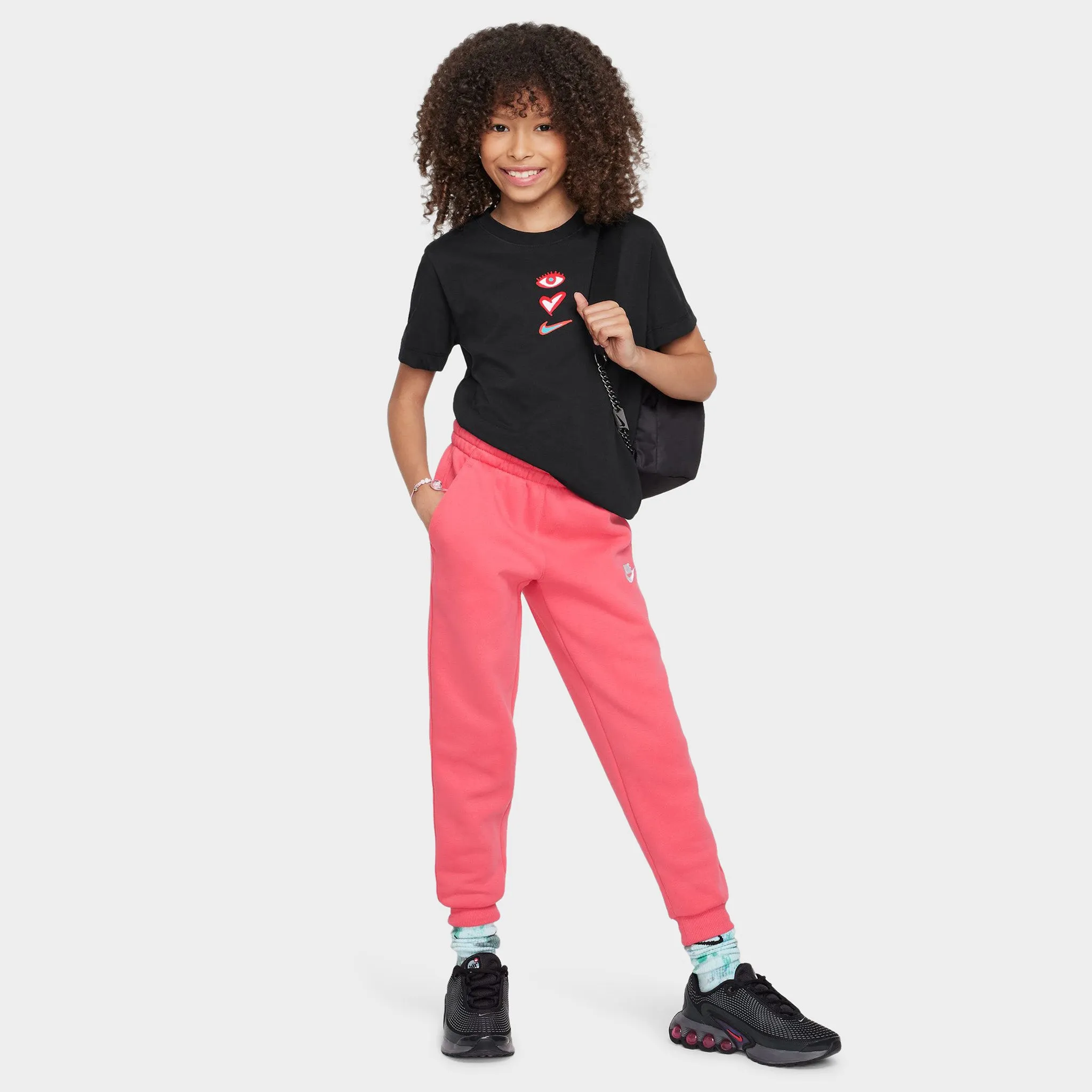 Nike Sportswear Juniors' Be Mine T-Shirt / Black