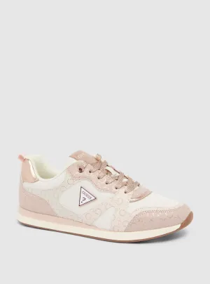 Pink Thanes Low-Top Sneakers