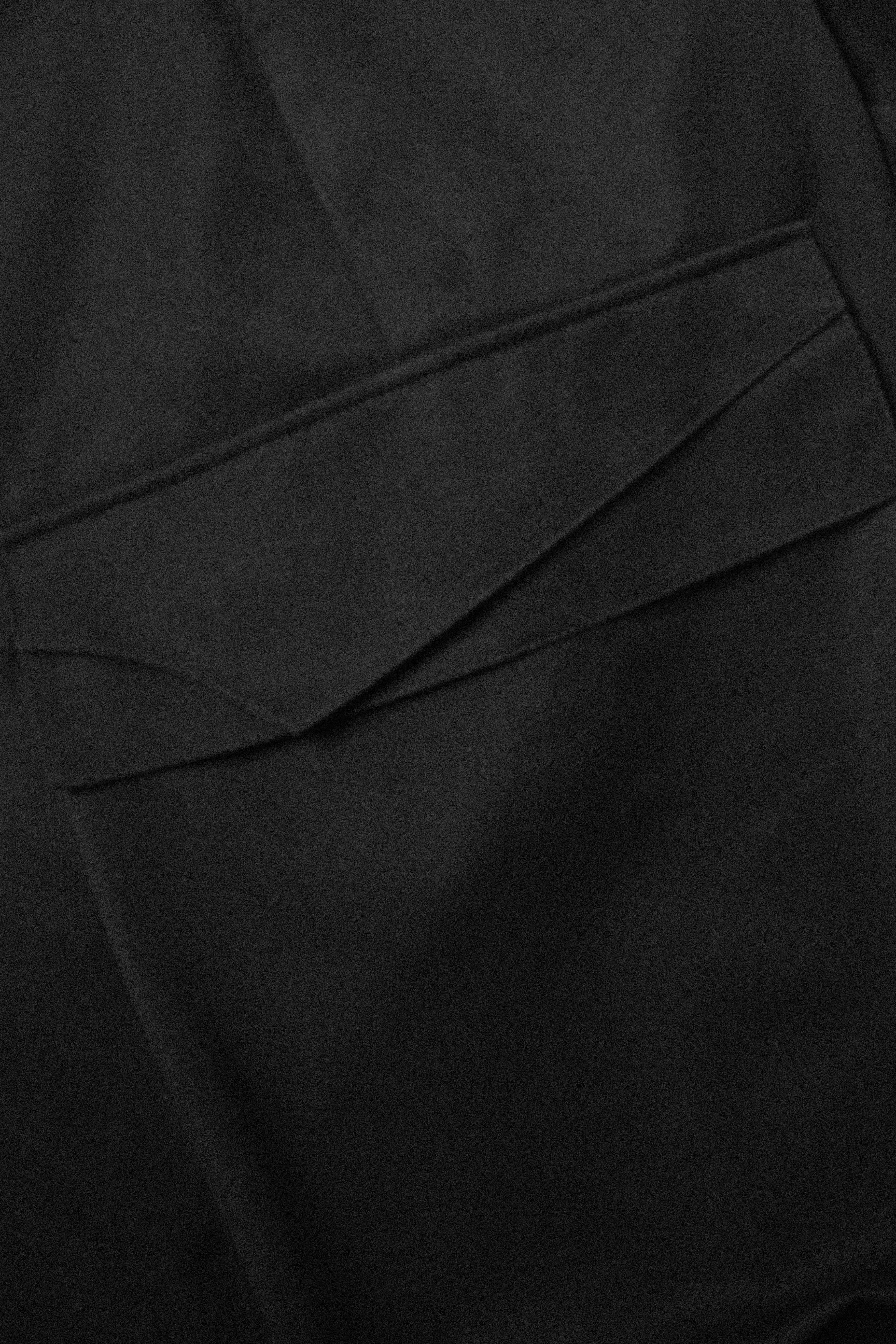 RELABEL Low-Rise Multi-Fold Asymmetrical Casual Suit Pants