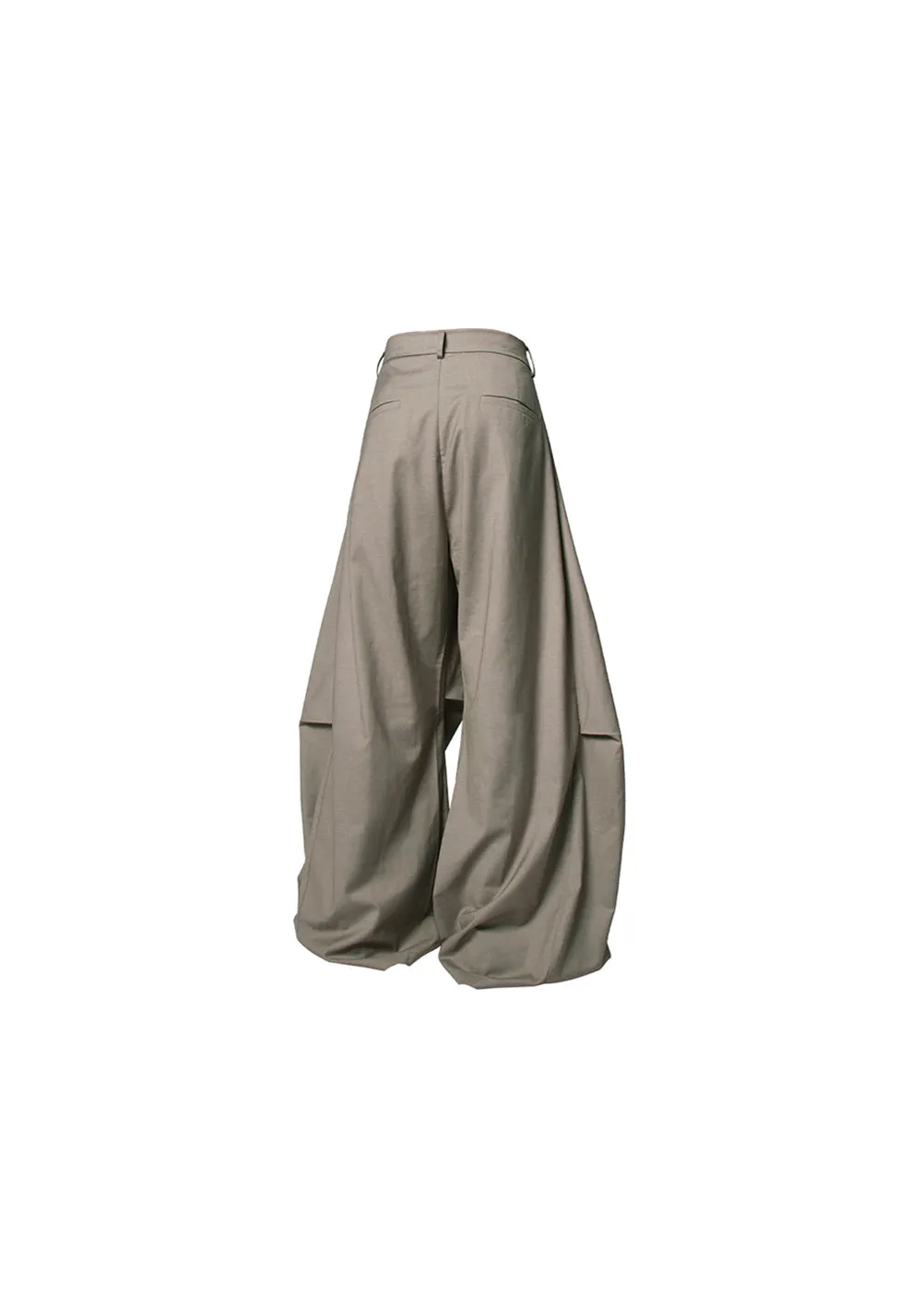 RELABEL Pleated And Draped Loose-Fitting Scimitar Suit Pants