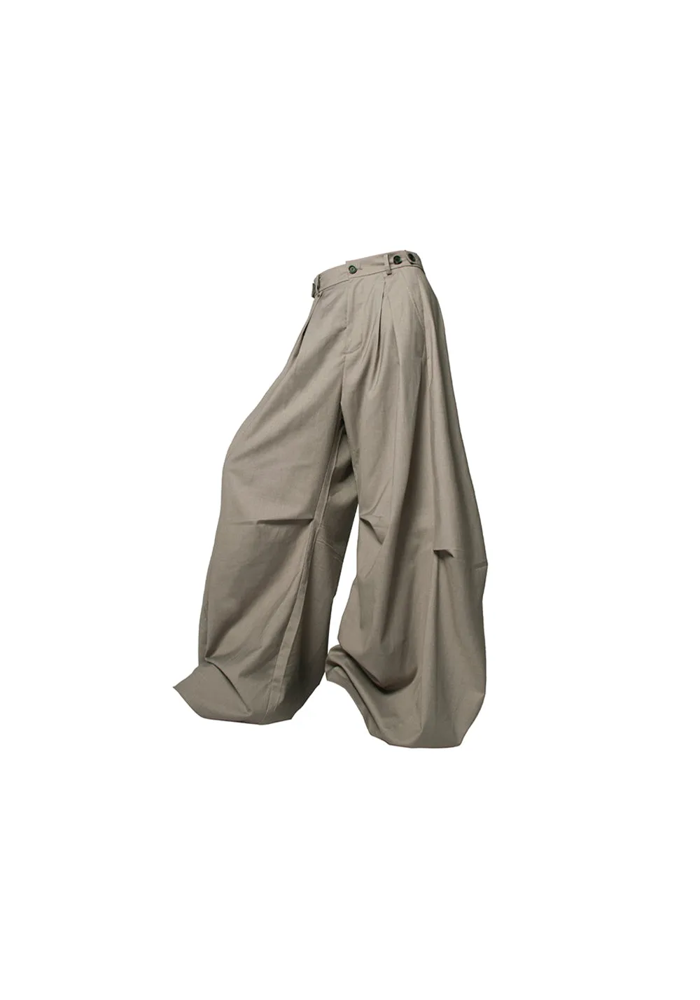 RELABEL Pleated And Draped Loose-Fitting Scimitar Suit Pants