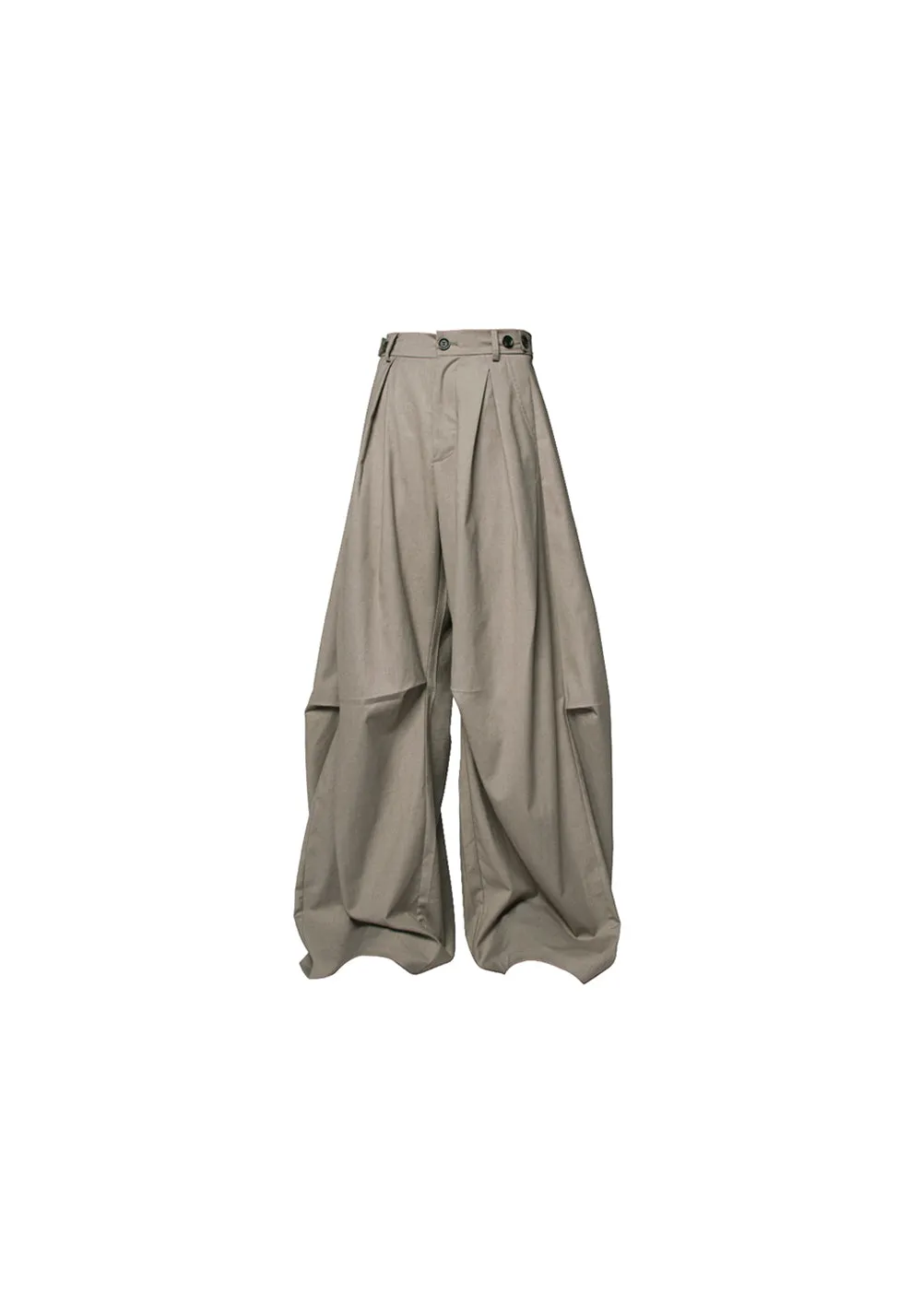 RELABEL Pleated And Draped Loose-Fitting Scimitar Suit Pants
