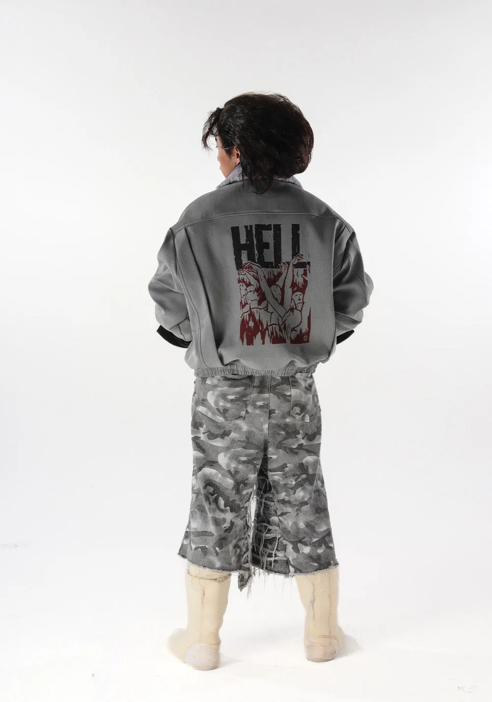 Reversible Plush Plane Jacket