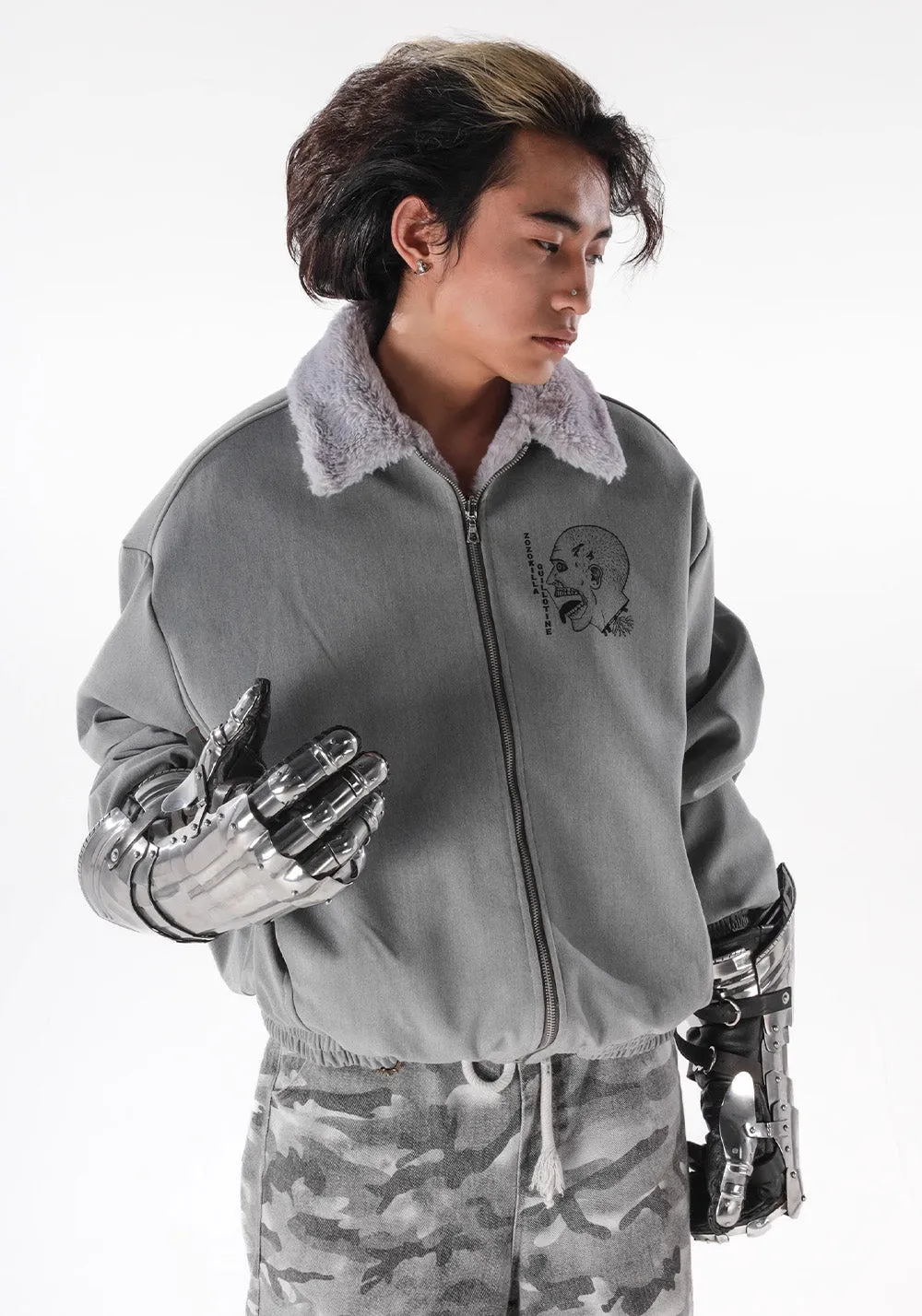 Reversible Plush Plane Jacket