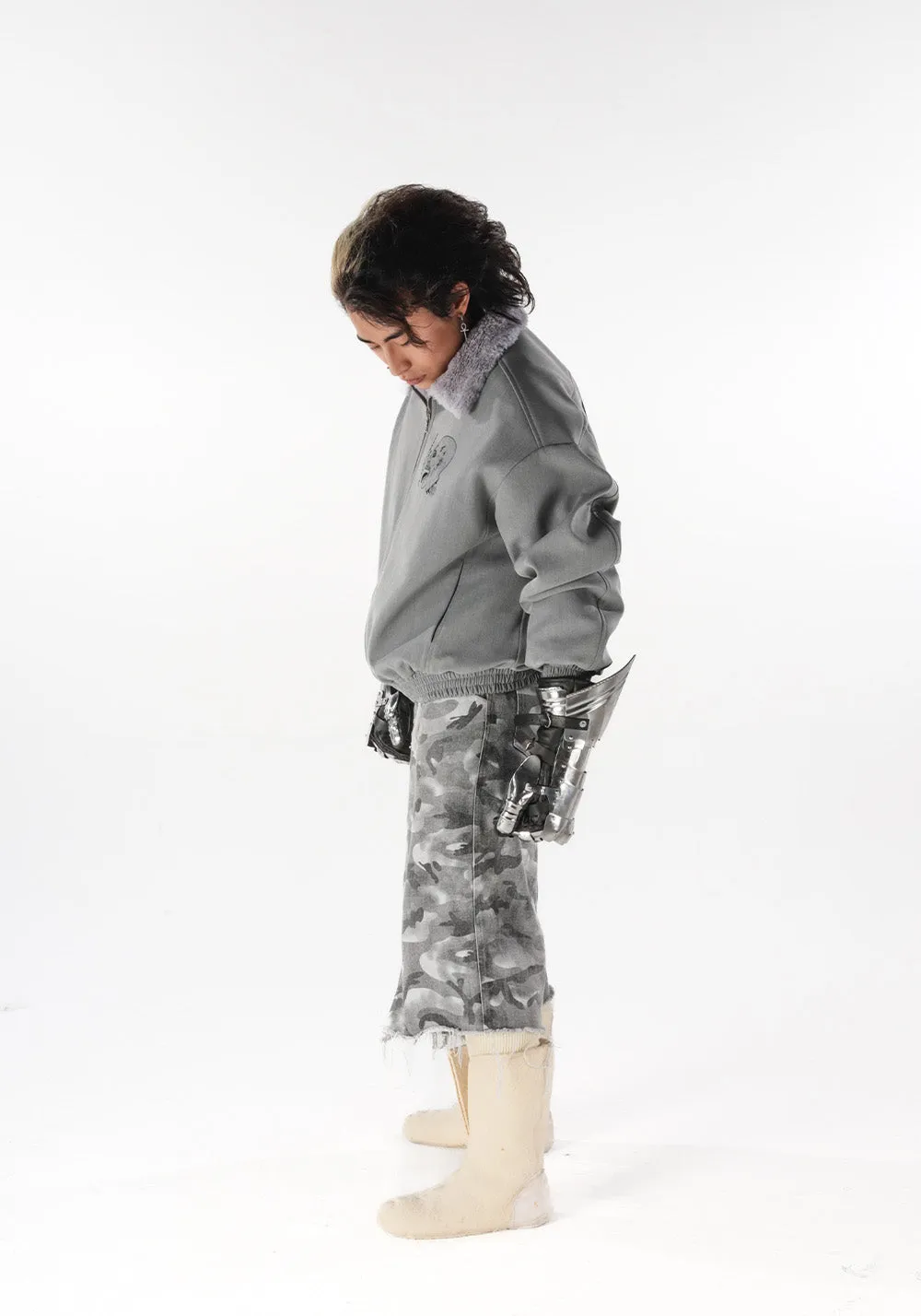 Reversible Plush Plane Jacket