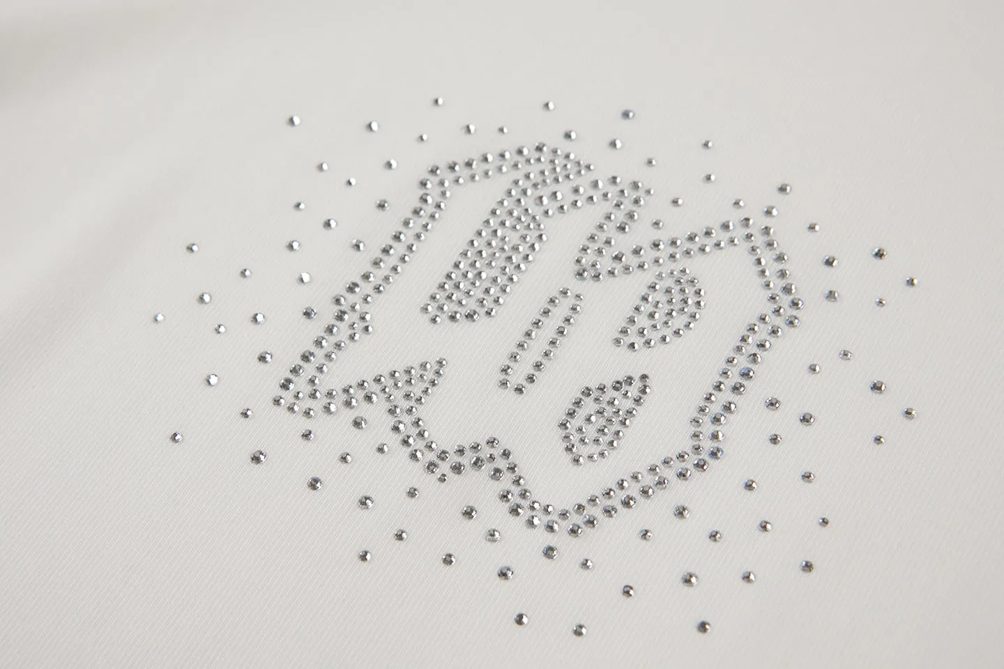 Rhinestone Long-sleeved T-shirt
