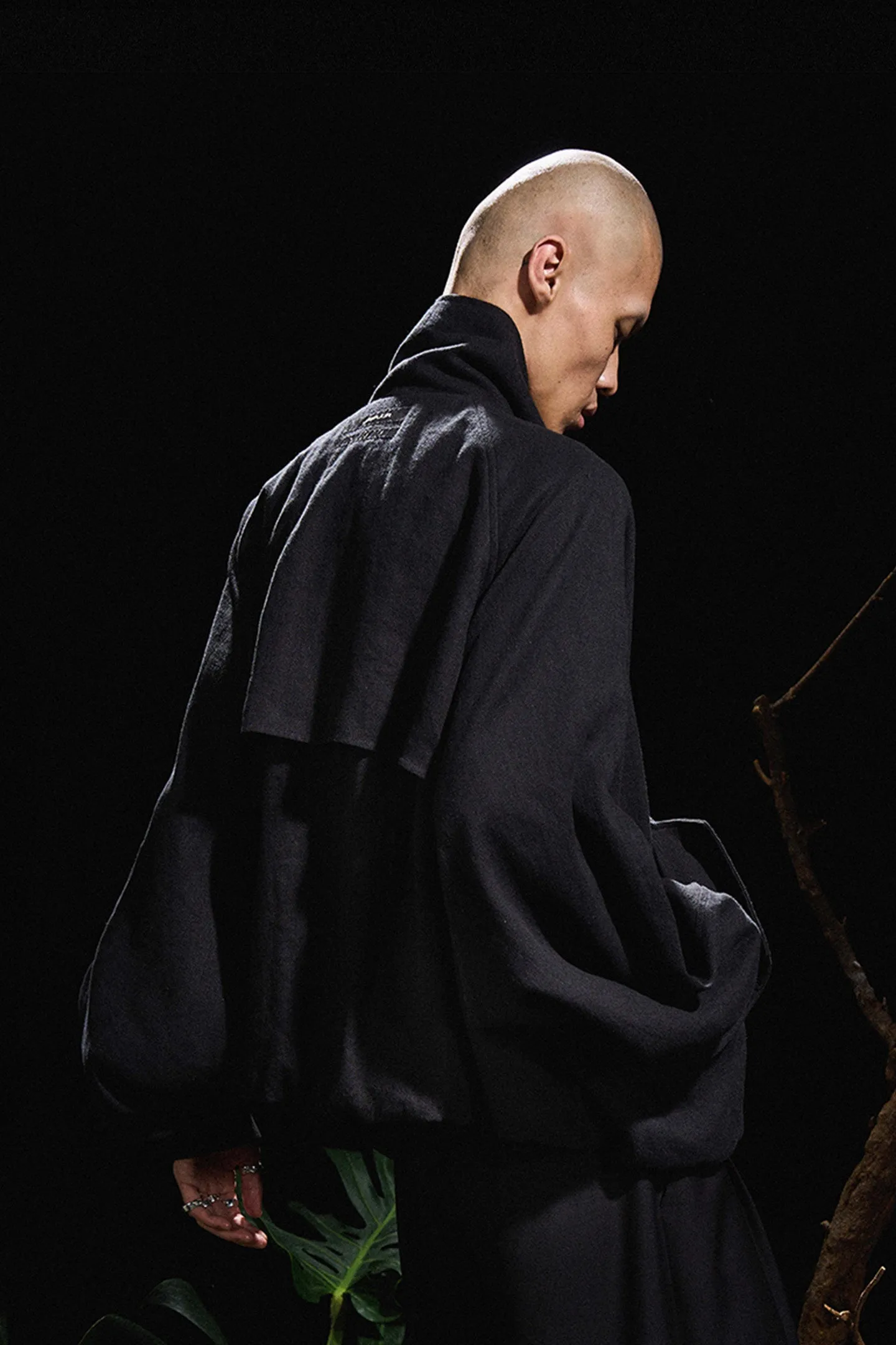 Scimitar Pleated Multi-Pocket Short Zip-Up Jacket