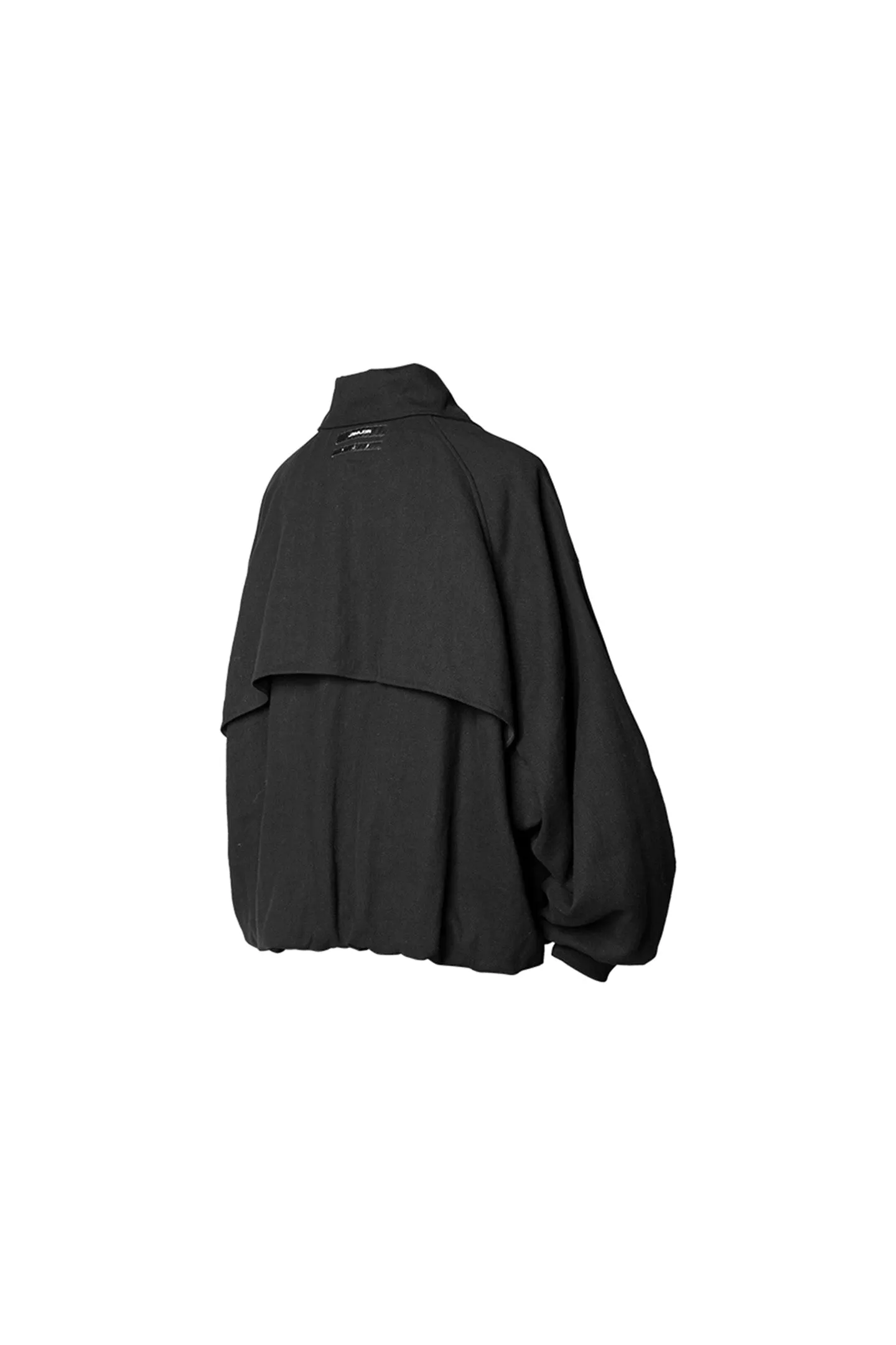 Scimitar Pleated Multi-Pocket Short Zip-Up Jacket