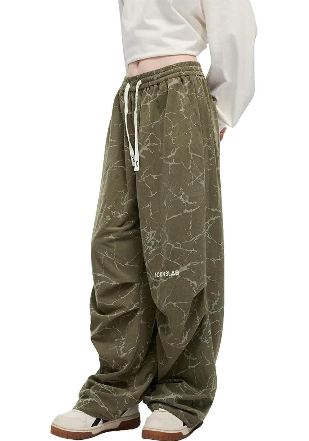 Shattered Textured Track Pants