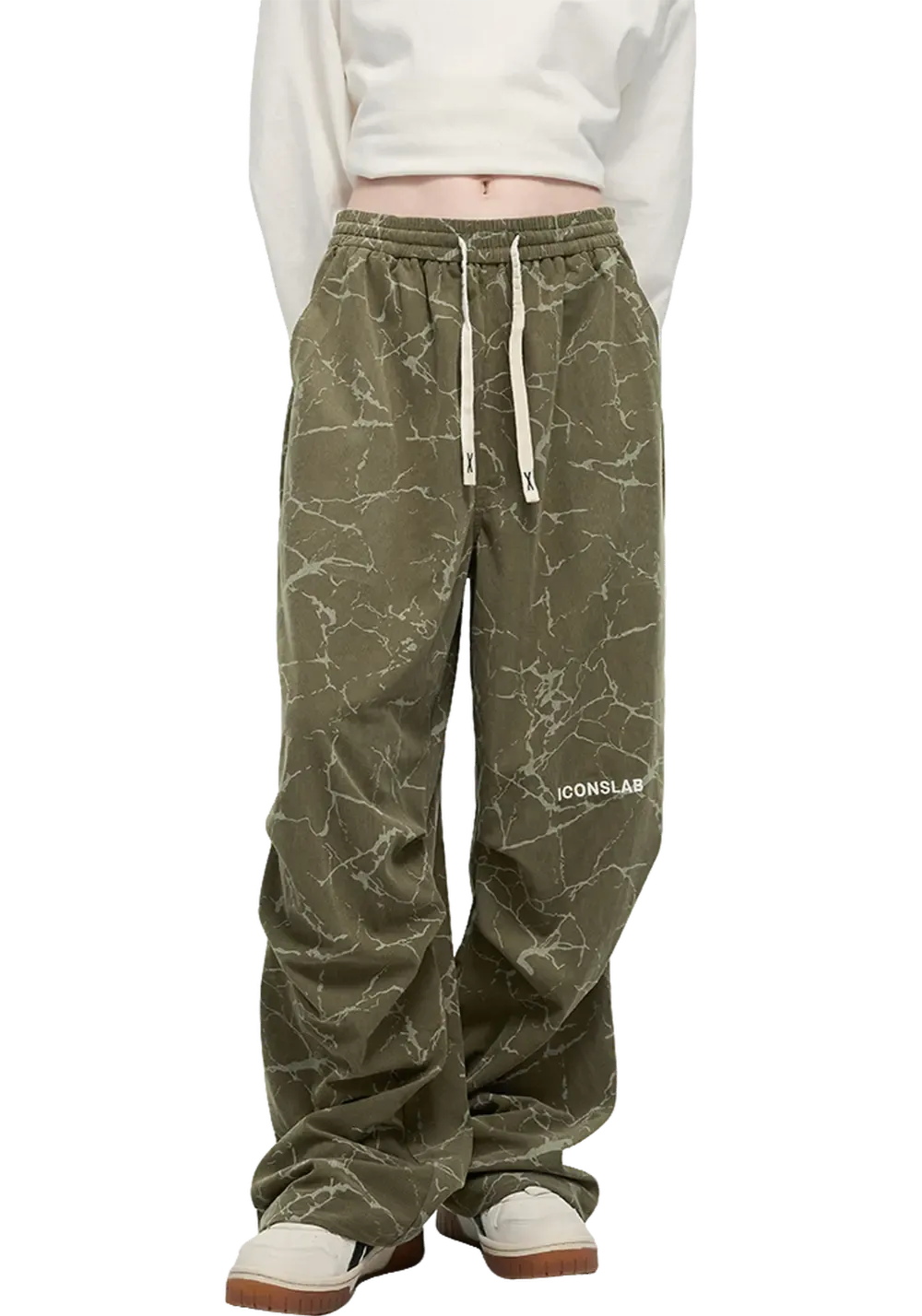 Shattered Textured Track Pants