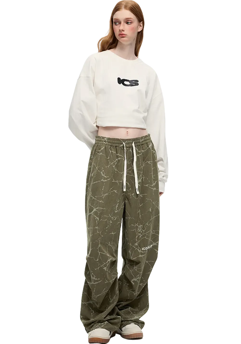 Shattered Textured Track Pants