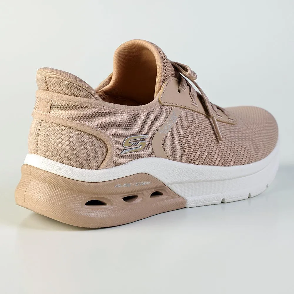 Skechers Bobs Arc Waves 2.0 Sports Sneaker - Tan
