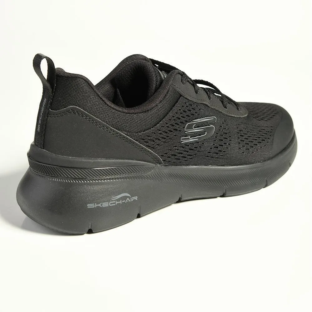 Skechers Skech-Air Dynamight 2.0 Lace Up Sneaker - Black Black